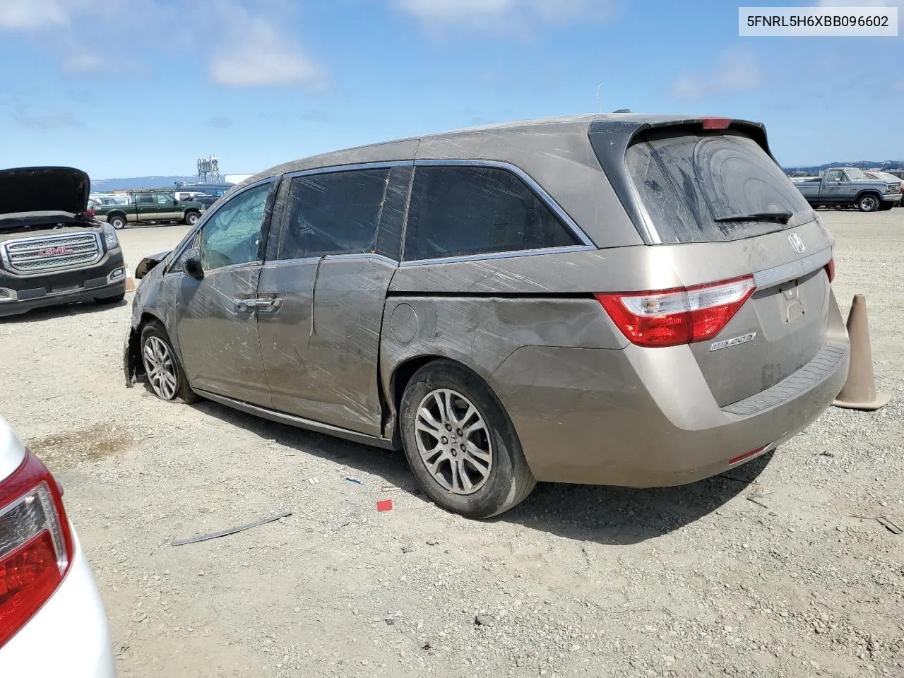 2011 Honda Odyssey Exl VIN: 5FNRL5H6XBB096602 Lot: 64446394