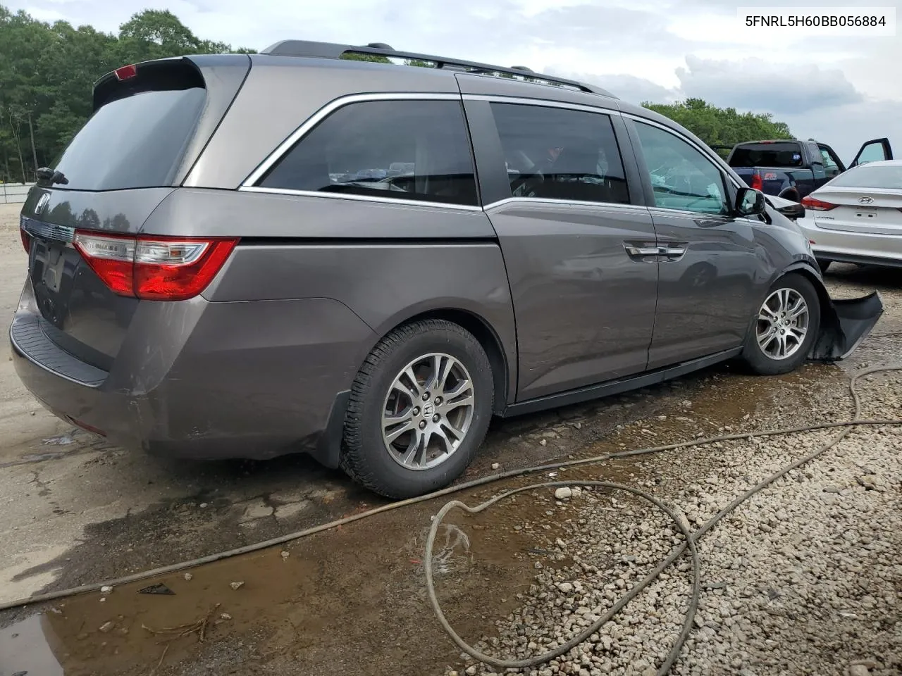 2011 Honda Odyssey Exl VIN: 5FNRL5H60BB056884 Lot: 64592974