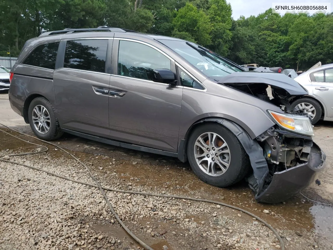 2011 Honda Odyssey Exl VIN: 5FNRL5H60BB056884 Lot: 64592974