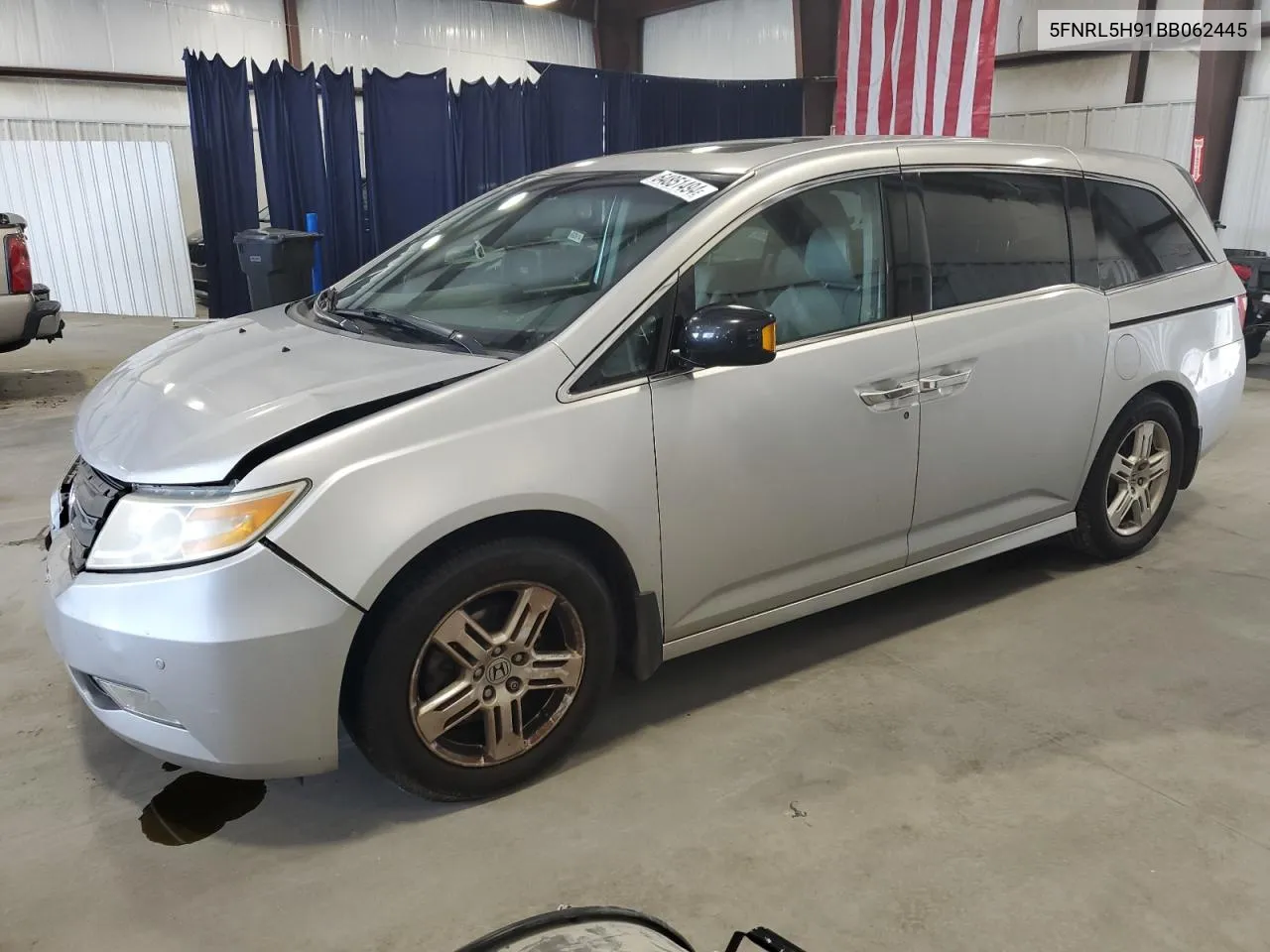 2011 Honda Odyssey Touring VIN: 5FNRL5H91BB062445 Lot: 64851494