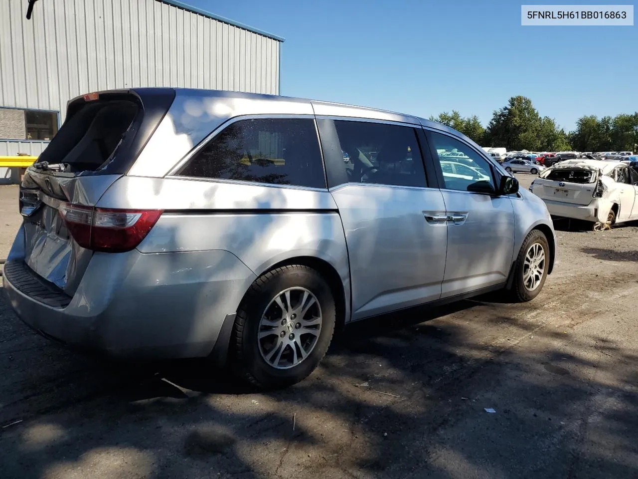 2011 Honda Odyssey Exl VIN: 5FNRL5H61BB016863 Lot: 65112554