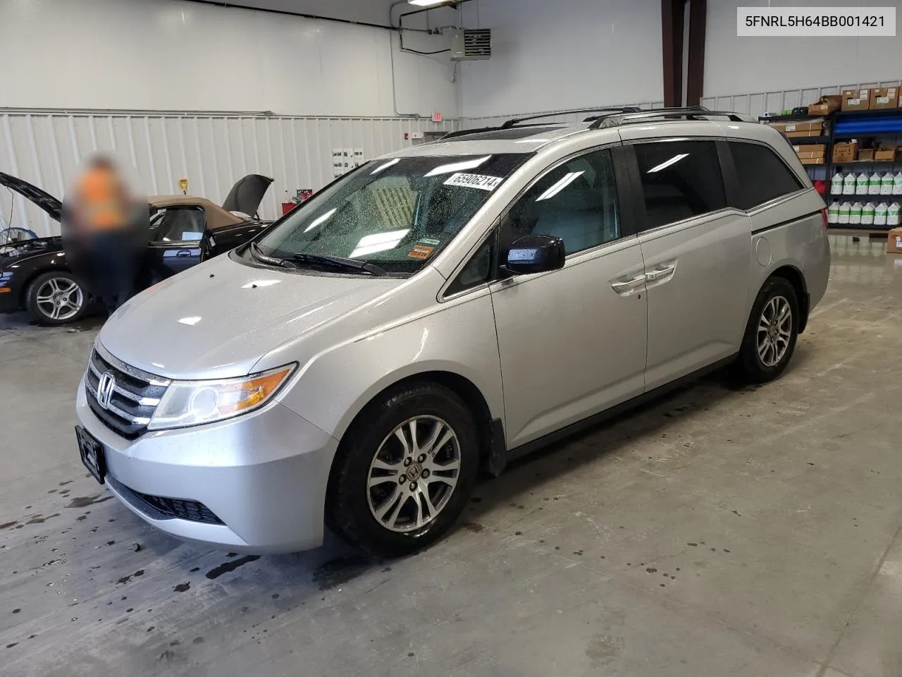 2011 Honda Odyssey Exl VIN: 5FNRL5H64BB001421 Lot: 65906214