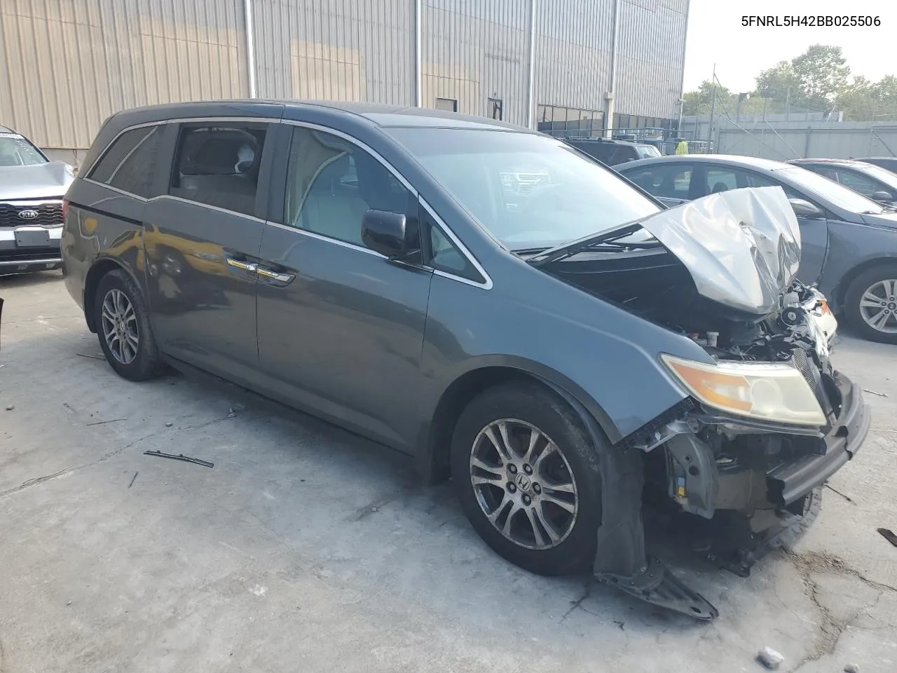 2011 Honda Odyssey Ex VIN: 5FNRL5H42BB025506 Lot: 66007344