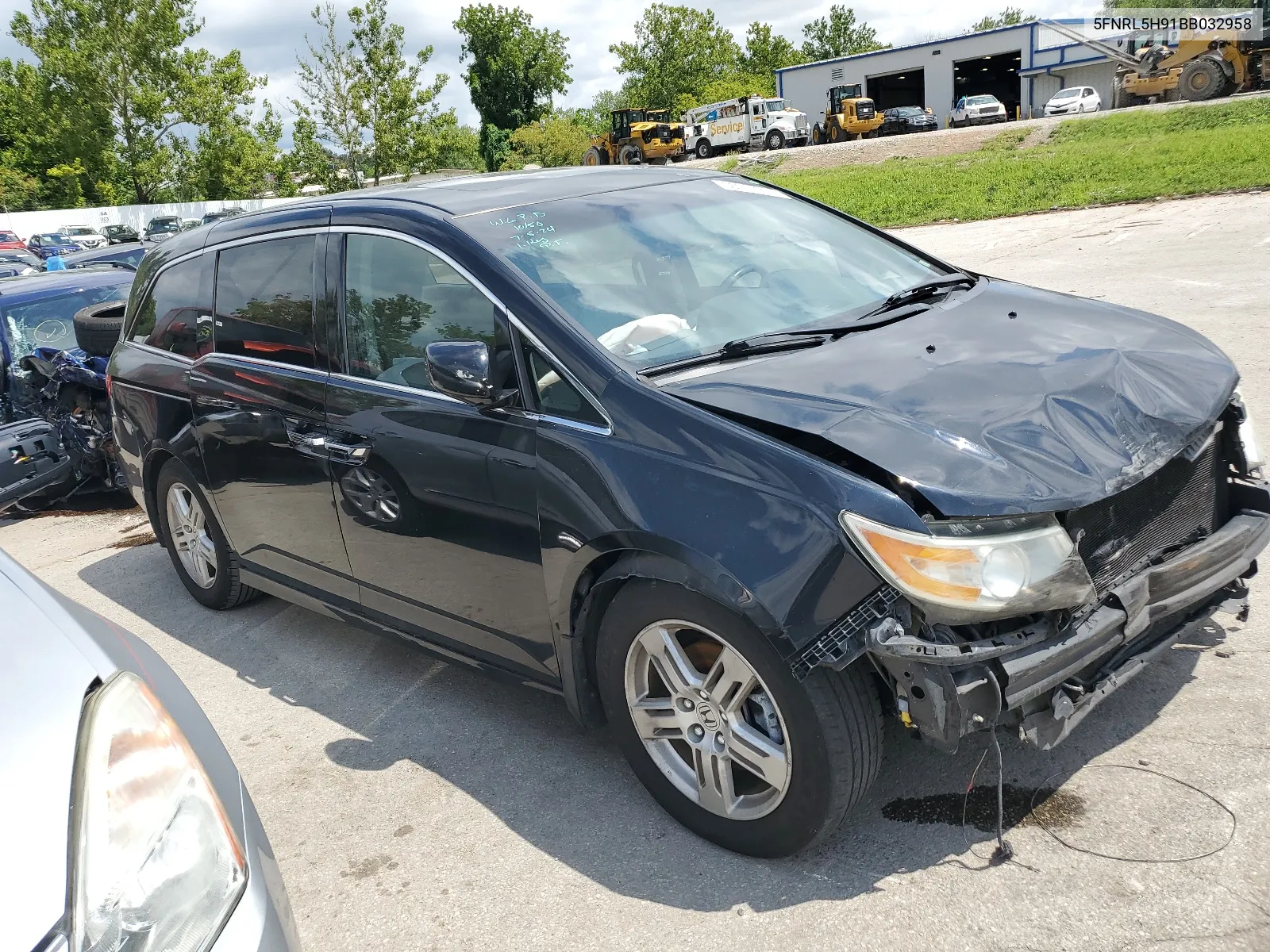 2011 Honda Odyssey Touring VIN: 5FNRL5H91BB032958 Lot: 66014914