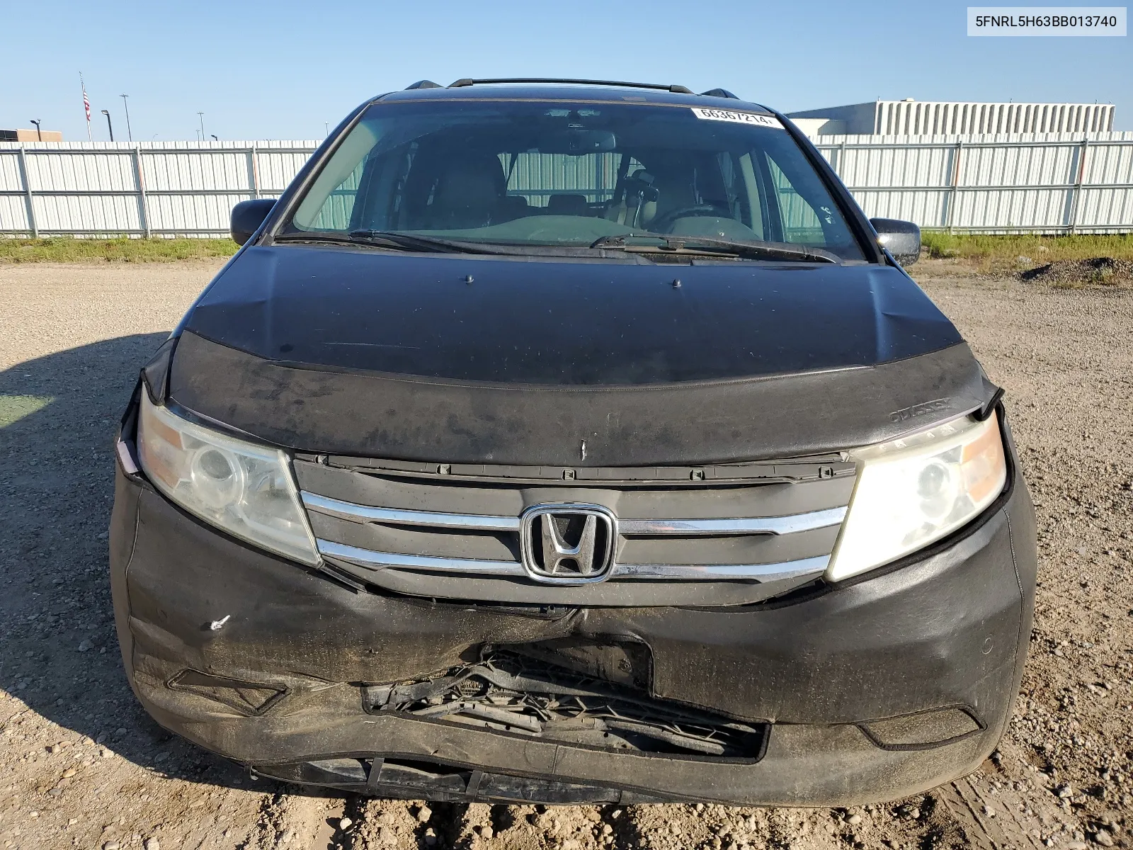 2011 Honda Odyssey Exl VIN: 5FNRL5H63BB013740 Lot: 66367214