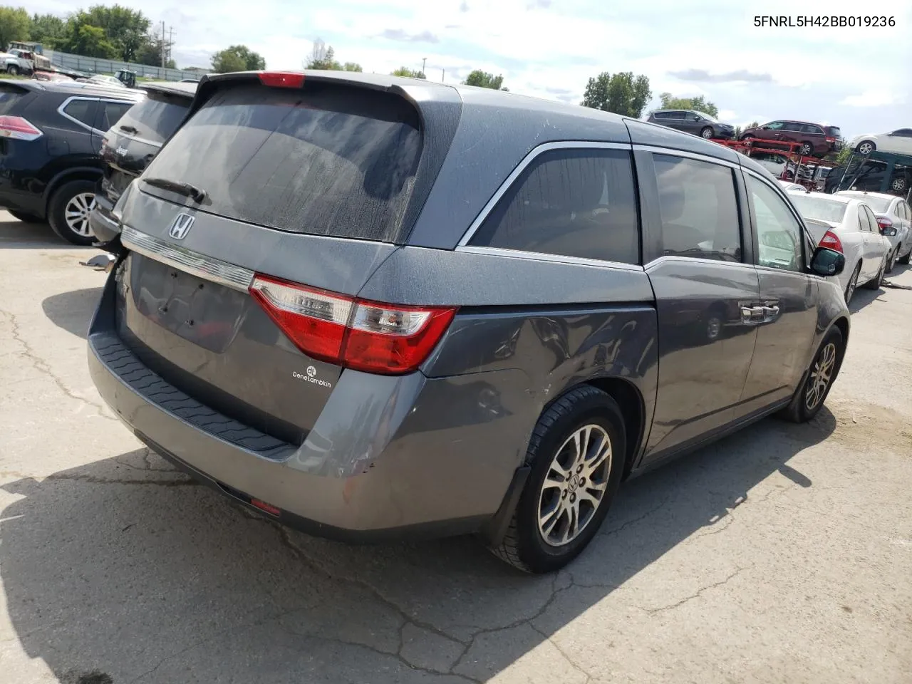 2011 Honda Odyssey Ex VIN: 5FNRL5H42BB019236 Lot: 66407024