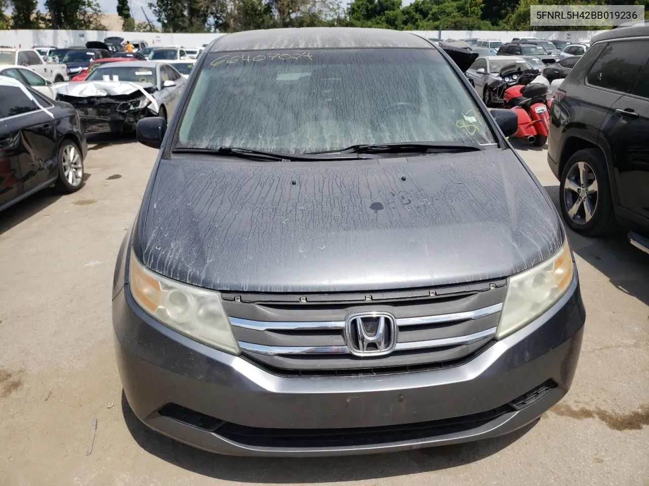 5FNRL5H42BB019236 2011 Honda Odyssey Ex