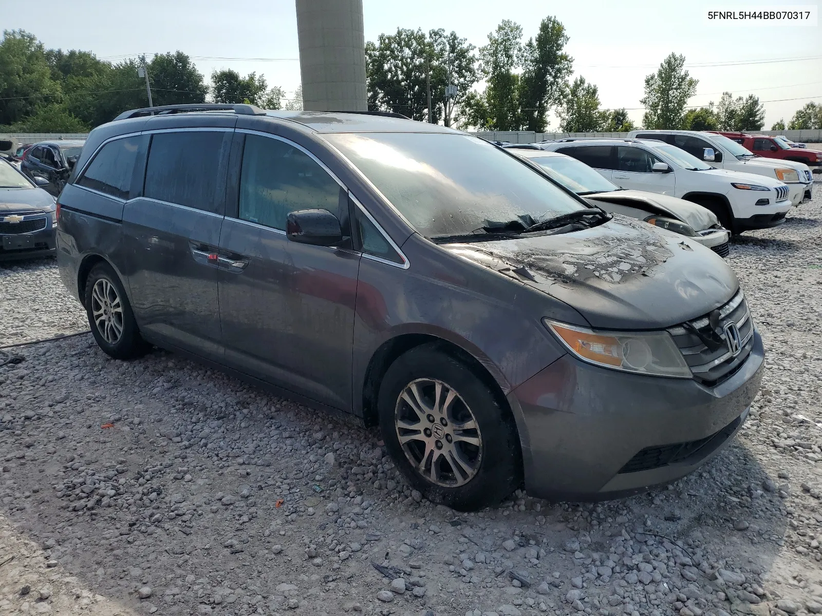 2011 Honda Odyssey Ex VIN: 5FNRL5H44BB070317 Lot: 66847774