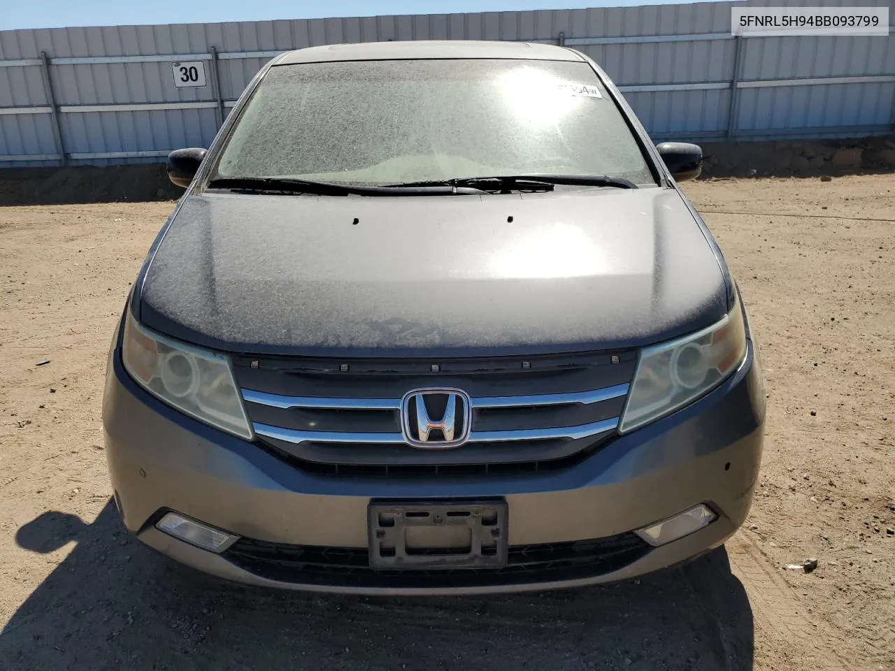 5FNRL5H94BB093799 2011 Honda Odyssey Touring