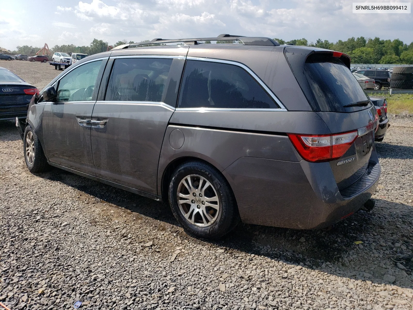 2011 Honda Odyssey Exl VIN: 5FNRL5H69BB099412 Lot: 67290234