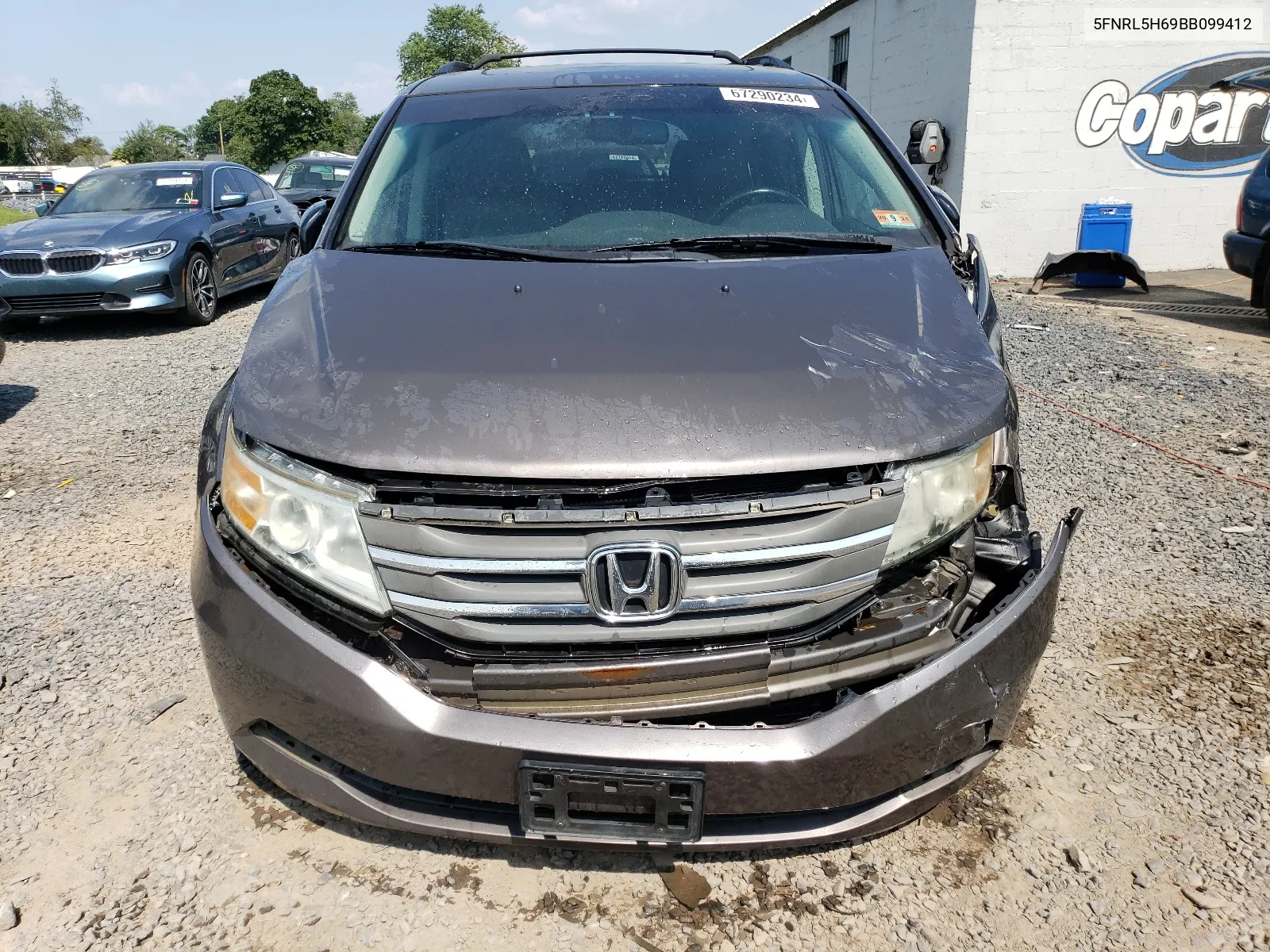 5FNRL5H69BB099412 2011 Honda Odyssey Exl