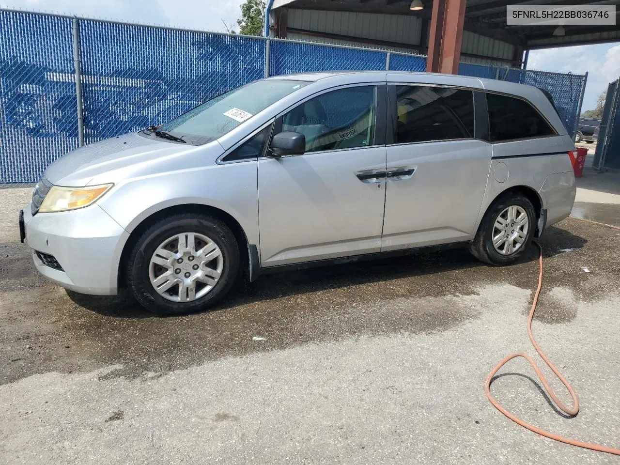 2011 Honda Odyssey Lx VIN: 5FNRL5H22BB036746 Lot: 67363614