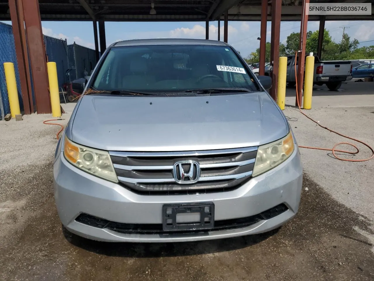 5FNRL5H22BB036746 2011 Honda Odyssey Lx