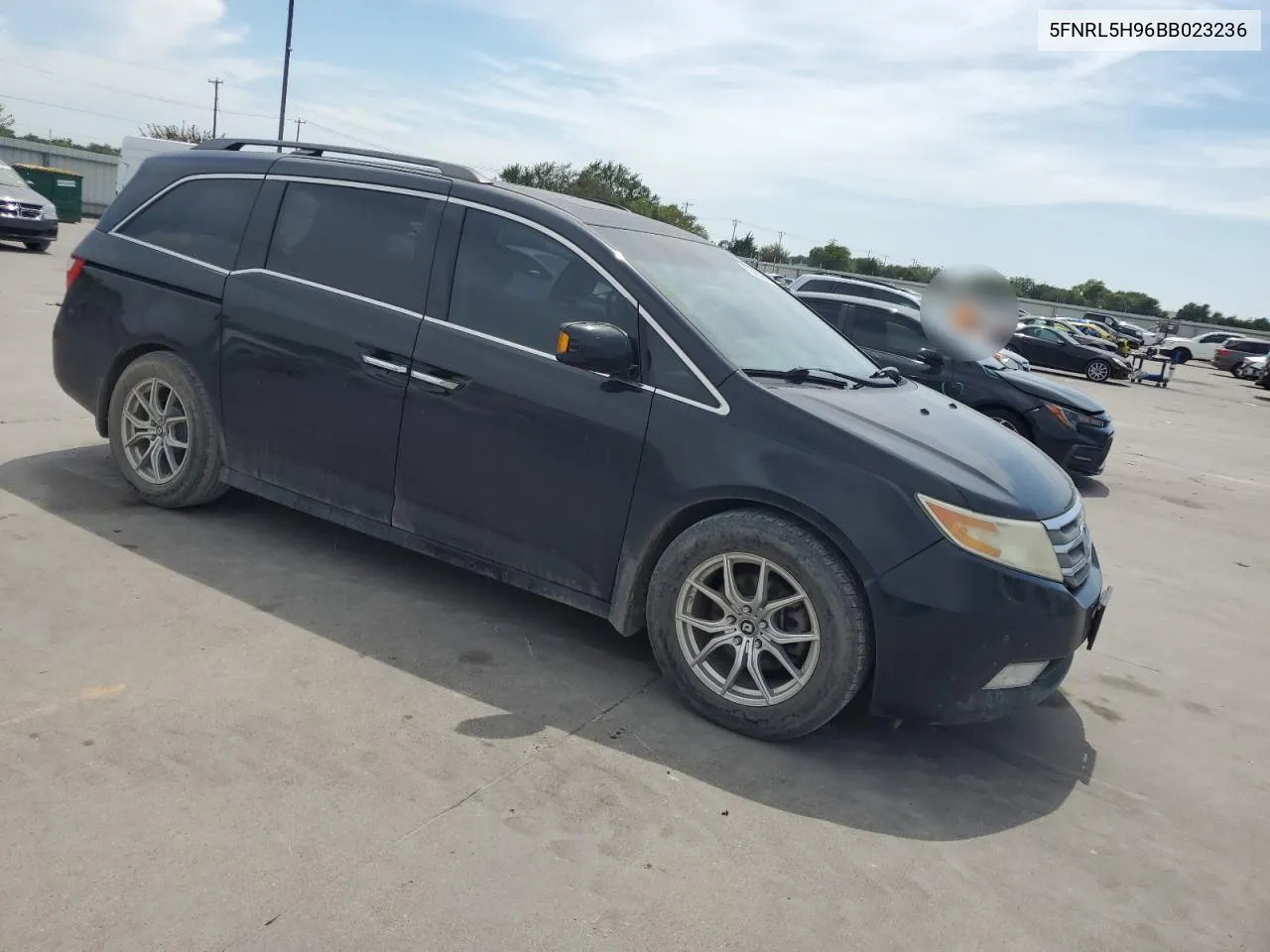 2011 Honda Odyssey Touring VIN: 5FNRL5H96BB023236 Lot: 67565504