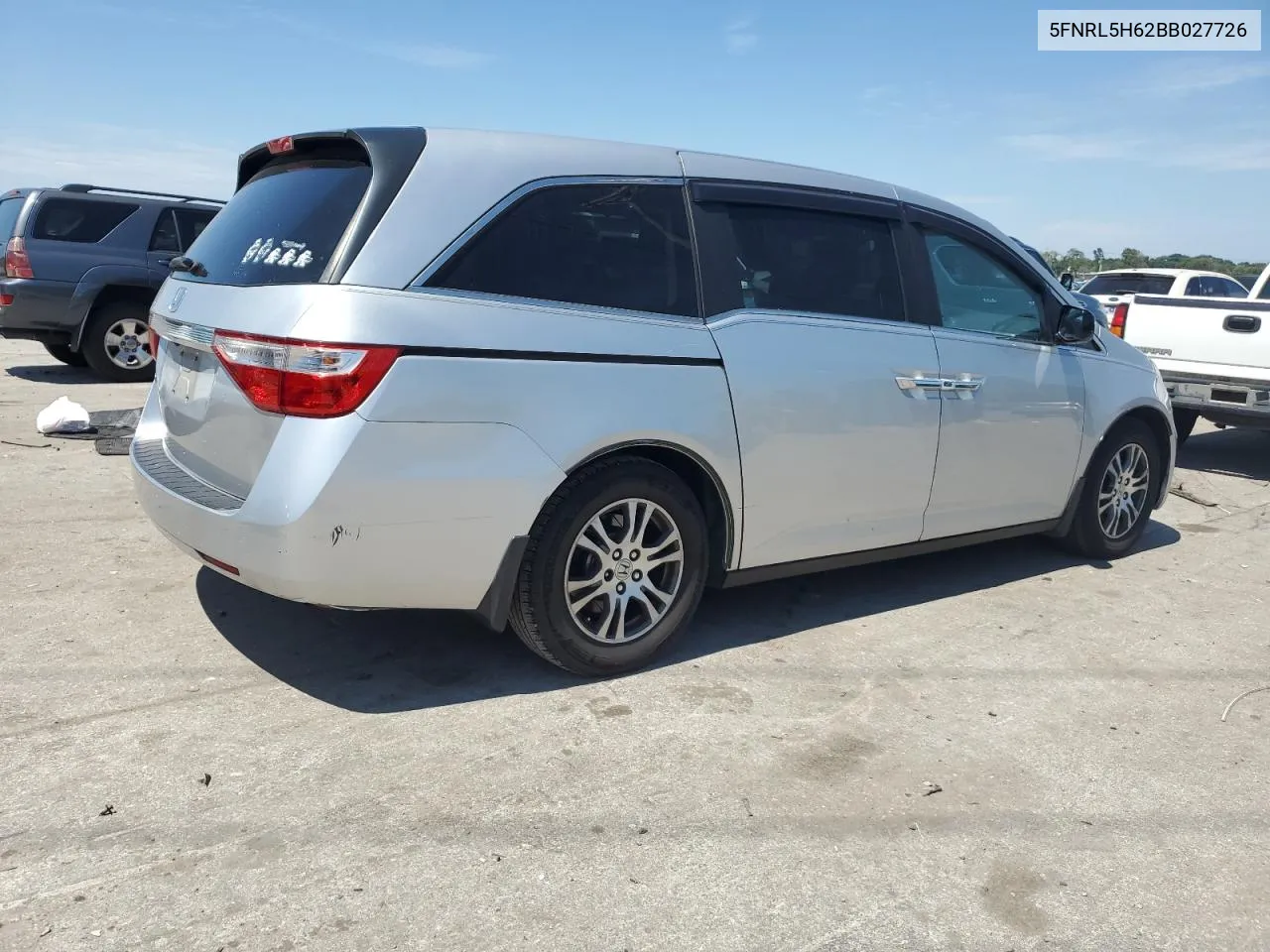 2011 Honda Odyssey Exl VIN: 5FNRL5H62BB027726 Lot: 68547404