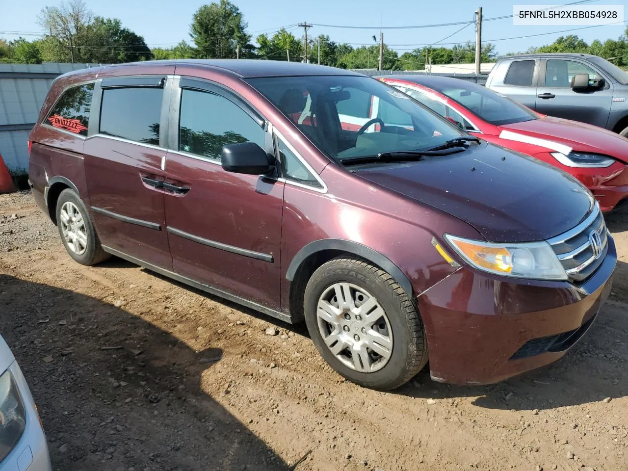 2011 Honda Odyssey Lx VIN: 5FNRL5H2XBB054928 Lot: 68678174