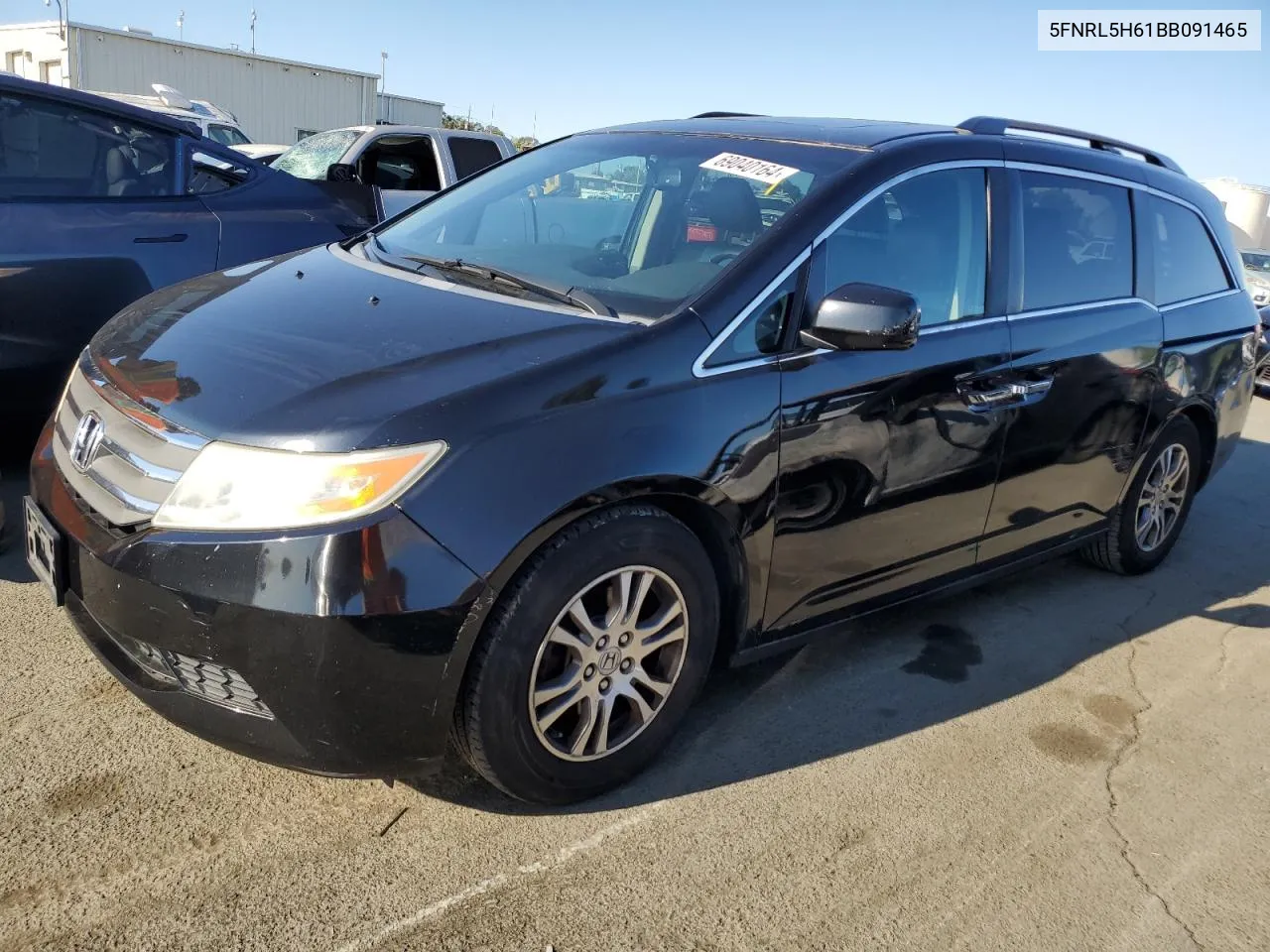 2011 Honda Odyssey Exl VIN: 5FNRL5H61BB091465 Lot: 69040164