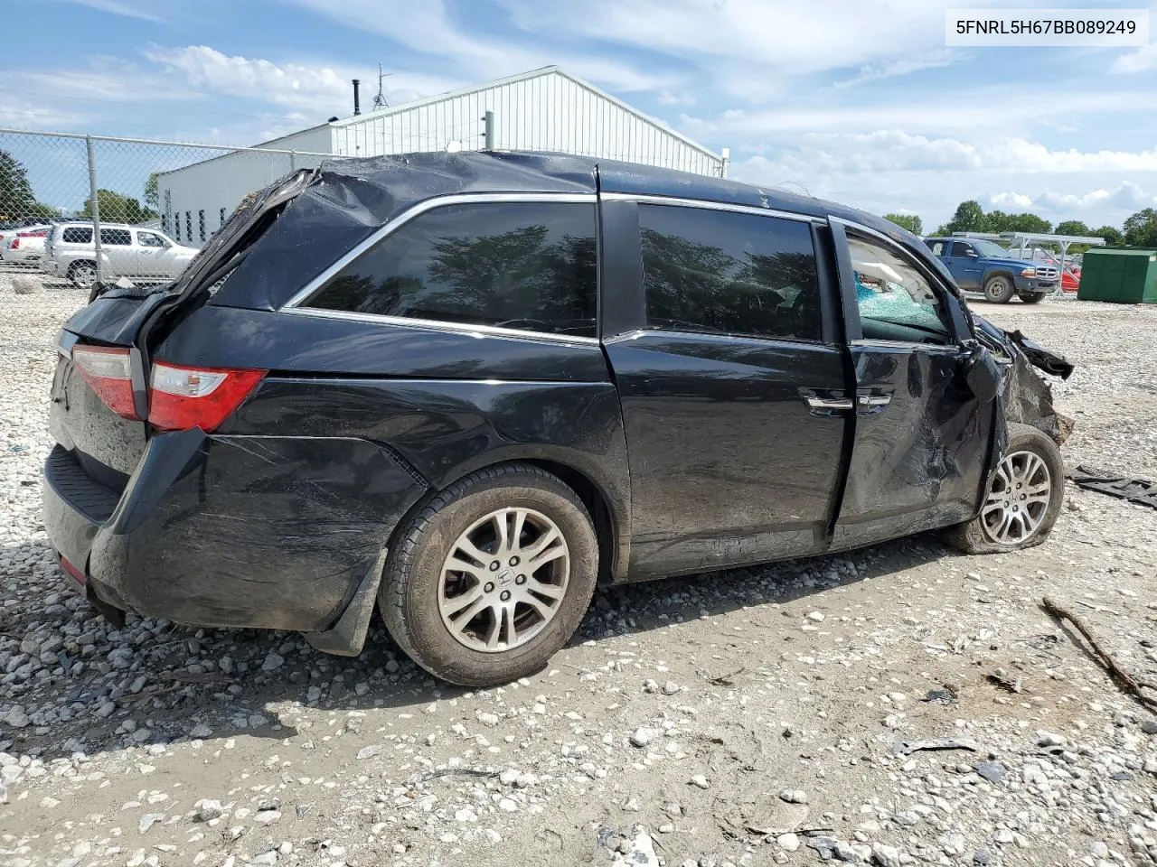 5FNRL5H67BB089249 2011 Honda Odyssey Exl