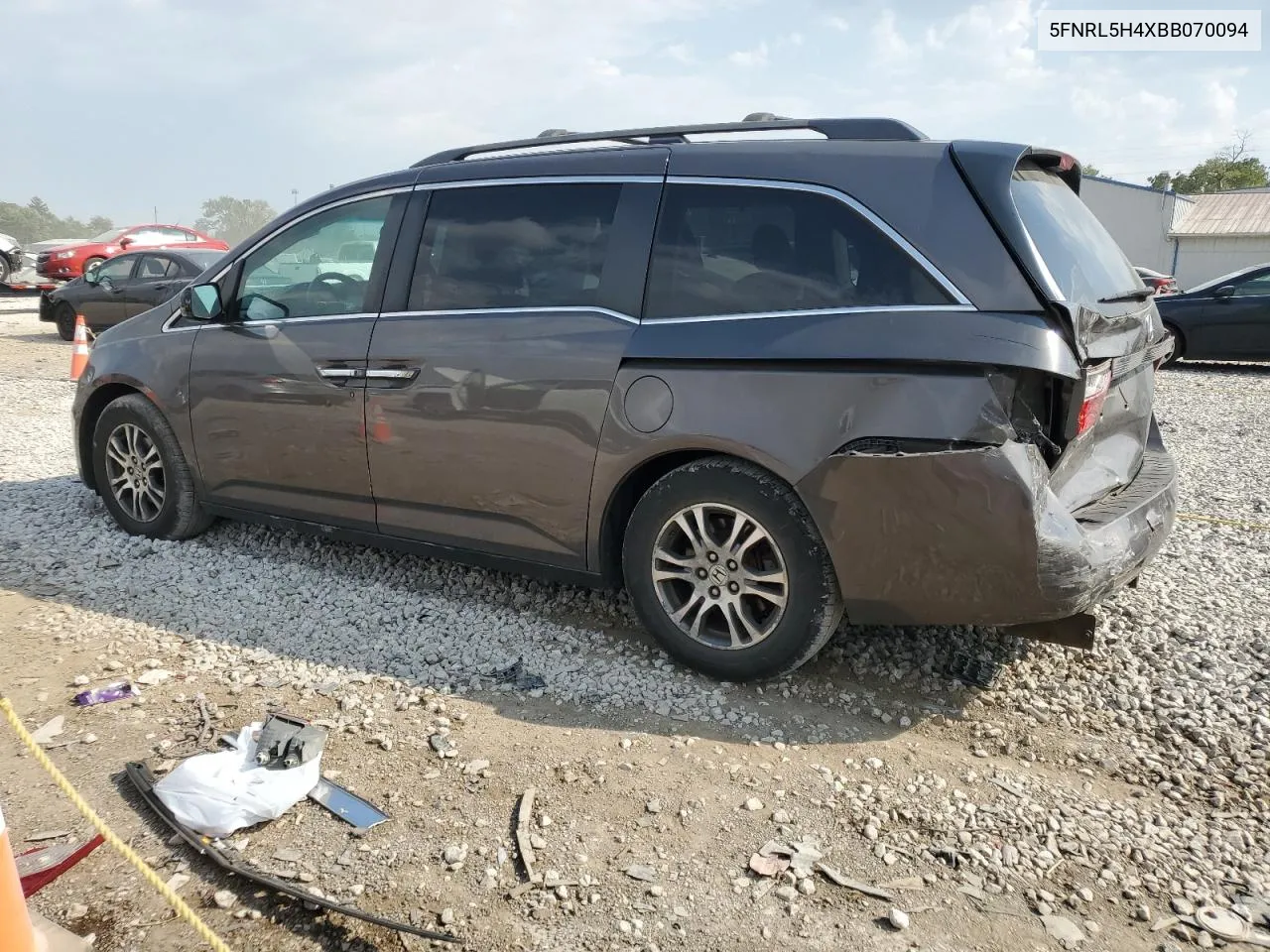 2011 Honda Odyssey Ex VIN: 5FNRL5H4XBB070094 Lot: 69275404