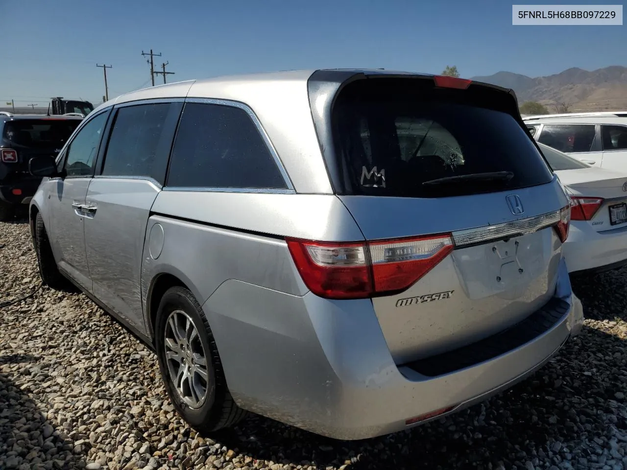 5FNRL5H68BB097229 2011 Honda Odyssey Exl