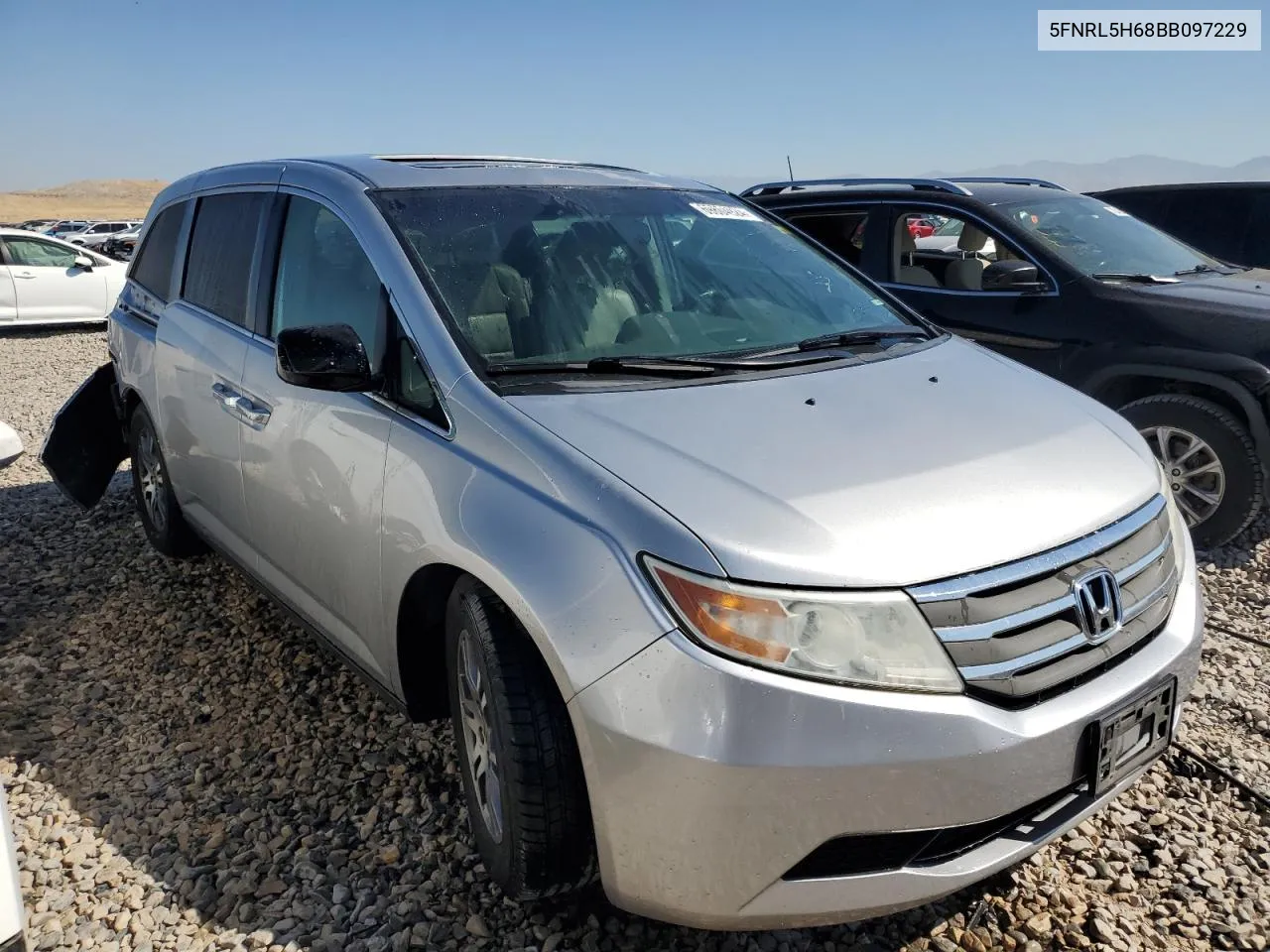 5FNRL5H68BB097229 2011 Honda Odyssey Exl