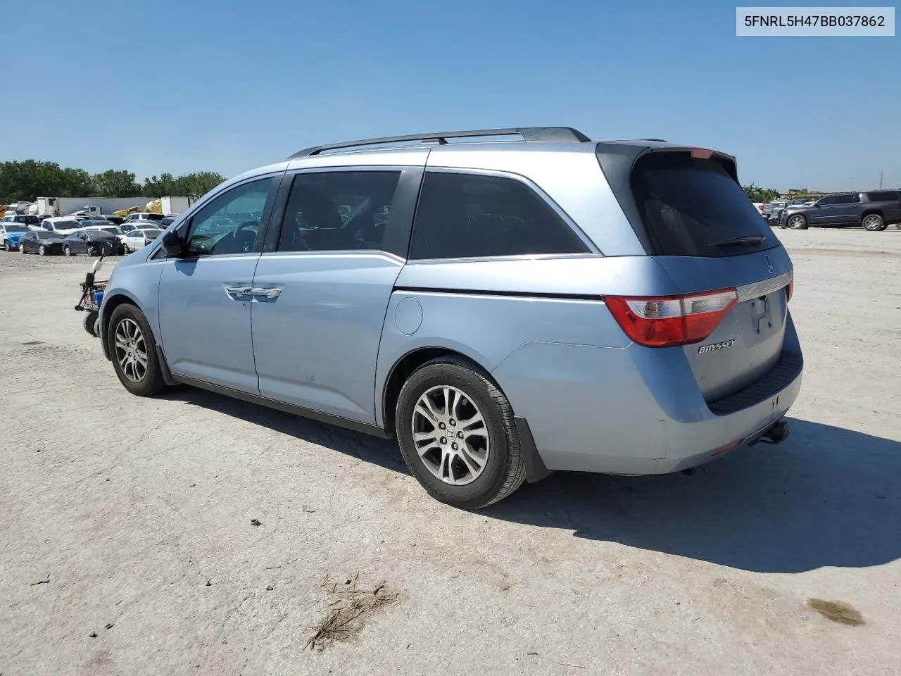 2011 Honda Odyssey Ex VIN: 5FNRL5H47BB037862 Lot: 70002094