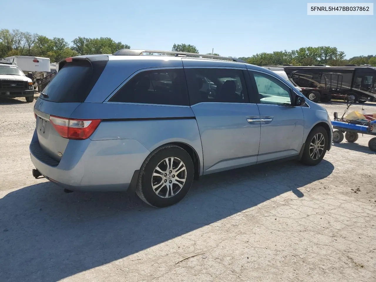 2011 Honda Odyssey Ex VIN: 5FNRL5H47BB037862 Lot: 70002094