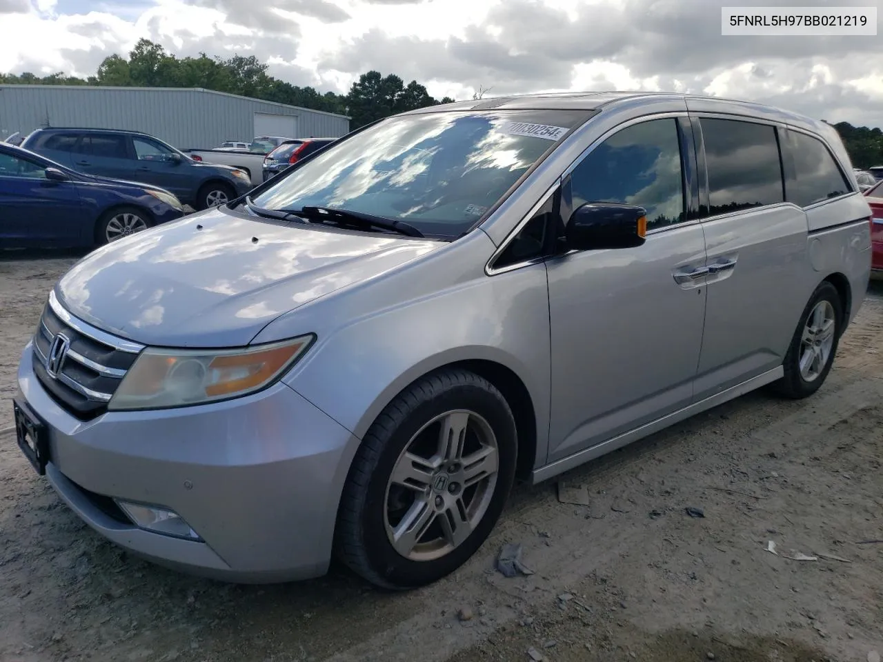 5FNRL5H97BB021219 2011 Honda Odyssey Touring