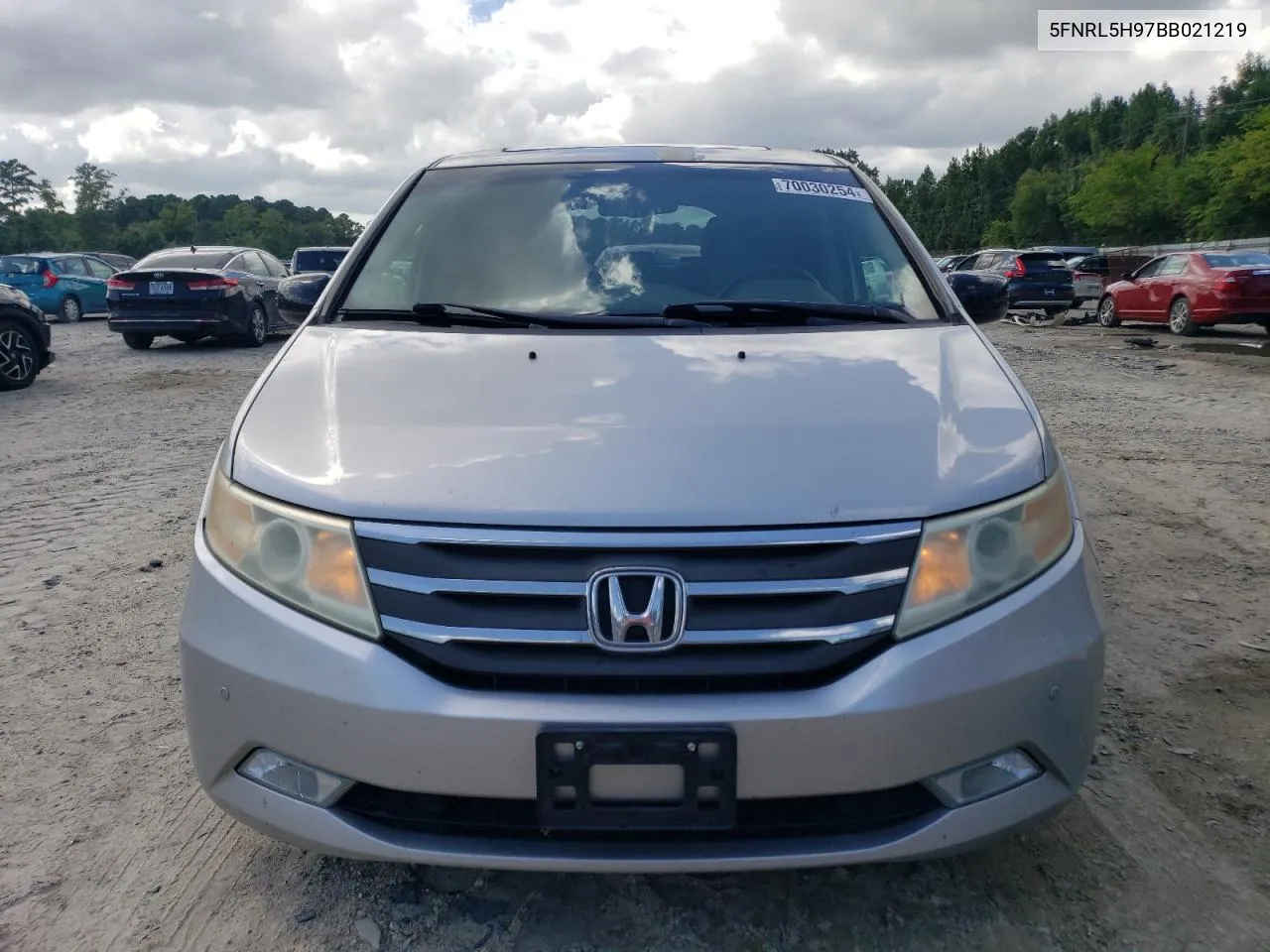 5FNRL5H97BB021219 2011 Honda Odyssey Touring