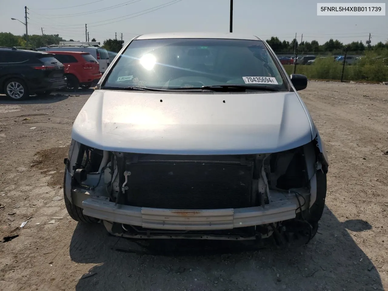 5FNRL5H4XBB011739 2011 Honda Odyssey Ex