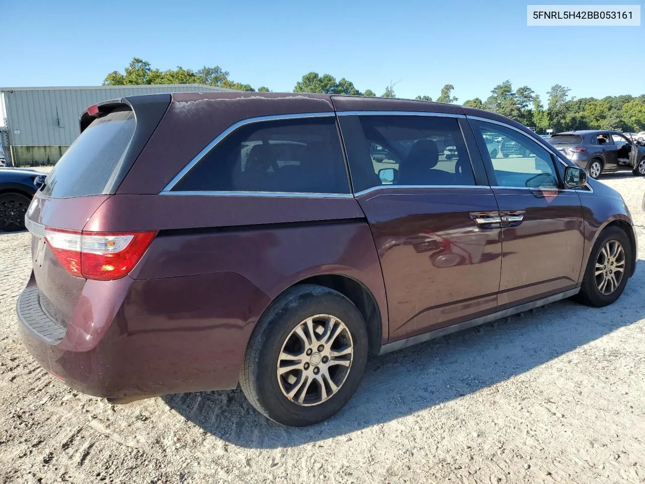 2011 Honda Odyssey Ex VIN: 5FNRL5H42BB053161 Lot: 70477054