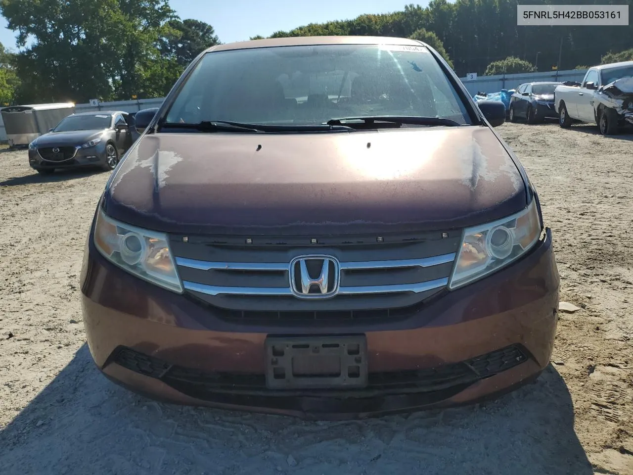 2011 Honda Odyssey Ex VIN: 5FNRL5H42BB053161 Lot: 70477054