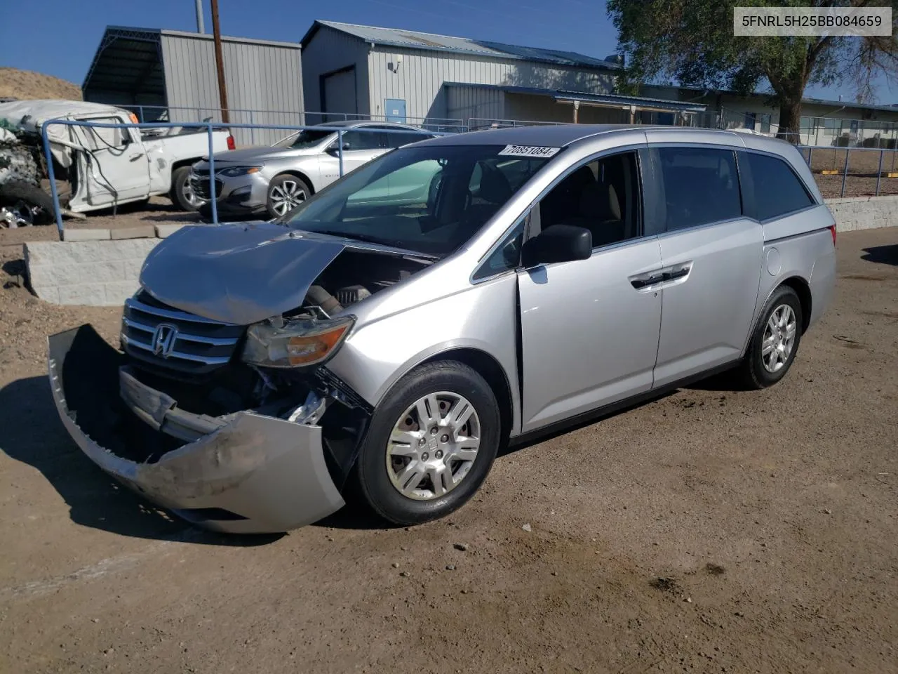 2011 Honda Odyssey Lx VIN: 5FNRL5H25BB084659 Lot: 70851084