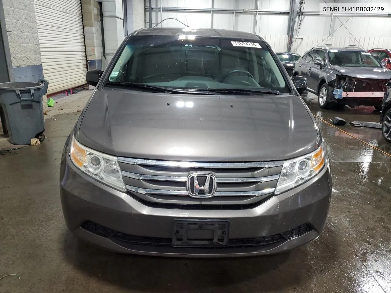 2011 Honda Odyssey Ex VIN: 5FNRL5H41BB032429 Lot: 71093734