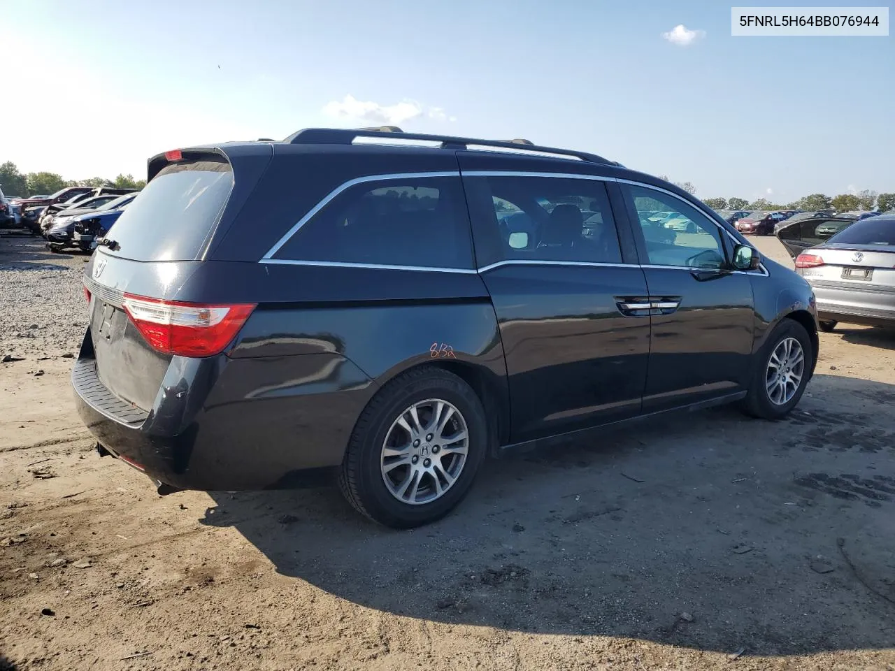 2011 Honda Odyssey Exl VIN: 5FNRL5H64BB076944 Lot: 71362164