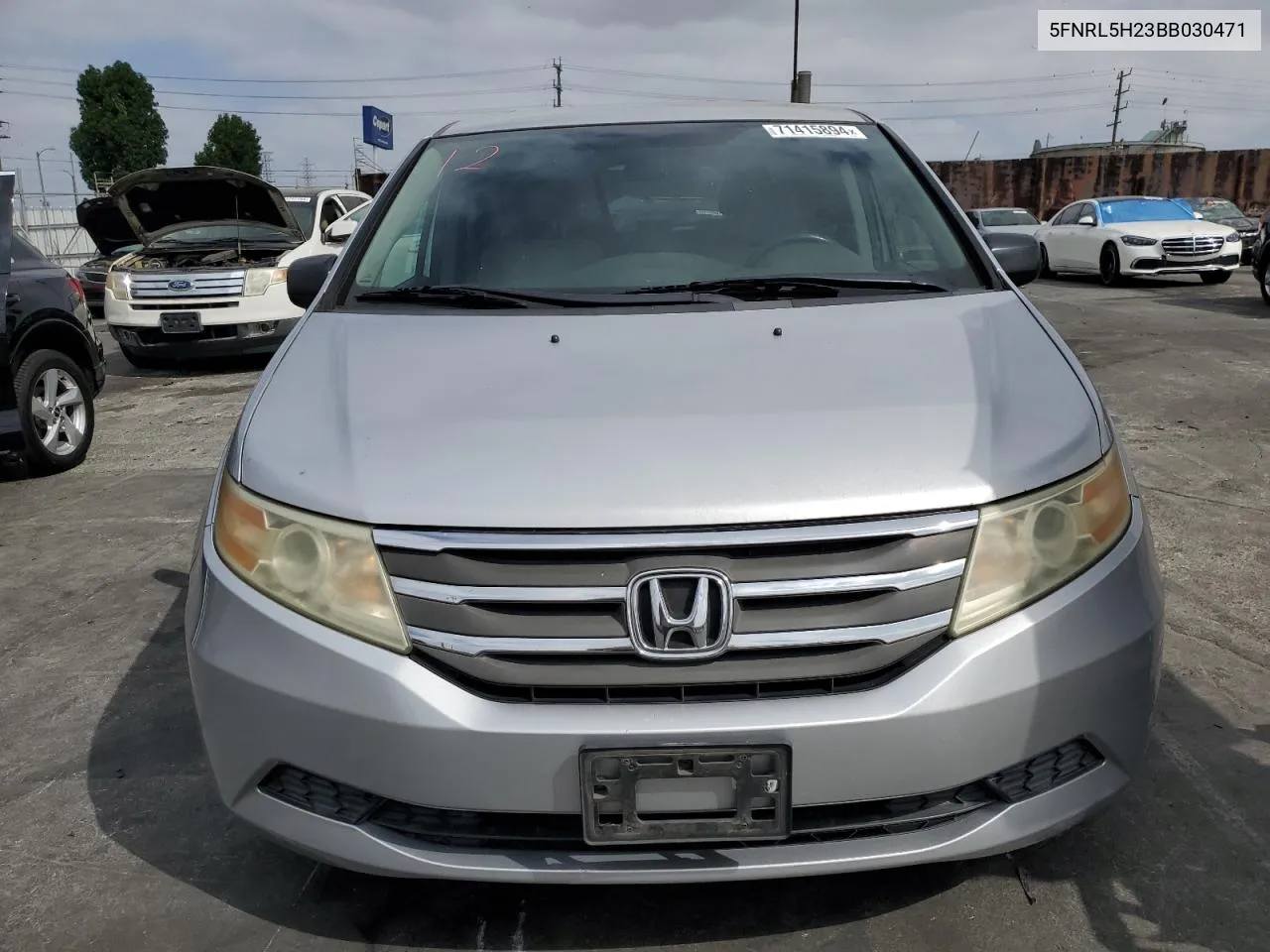 2011 Honda Odyssey Lx VIN: 5FNRL5H23BB030471 Lot: 71415894