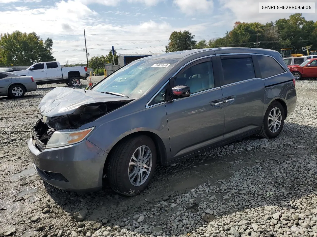 2011 Honda Odyssey Exl VIN: 5FNRL5H62BB095606 Lot: 71427674