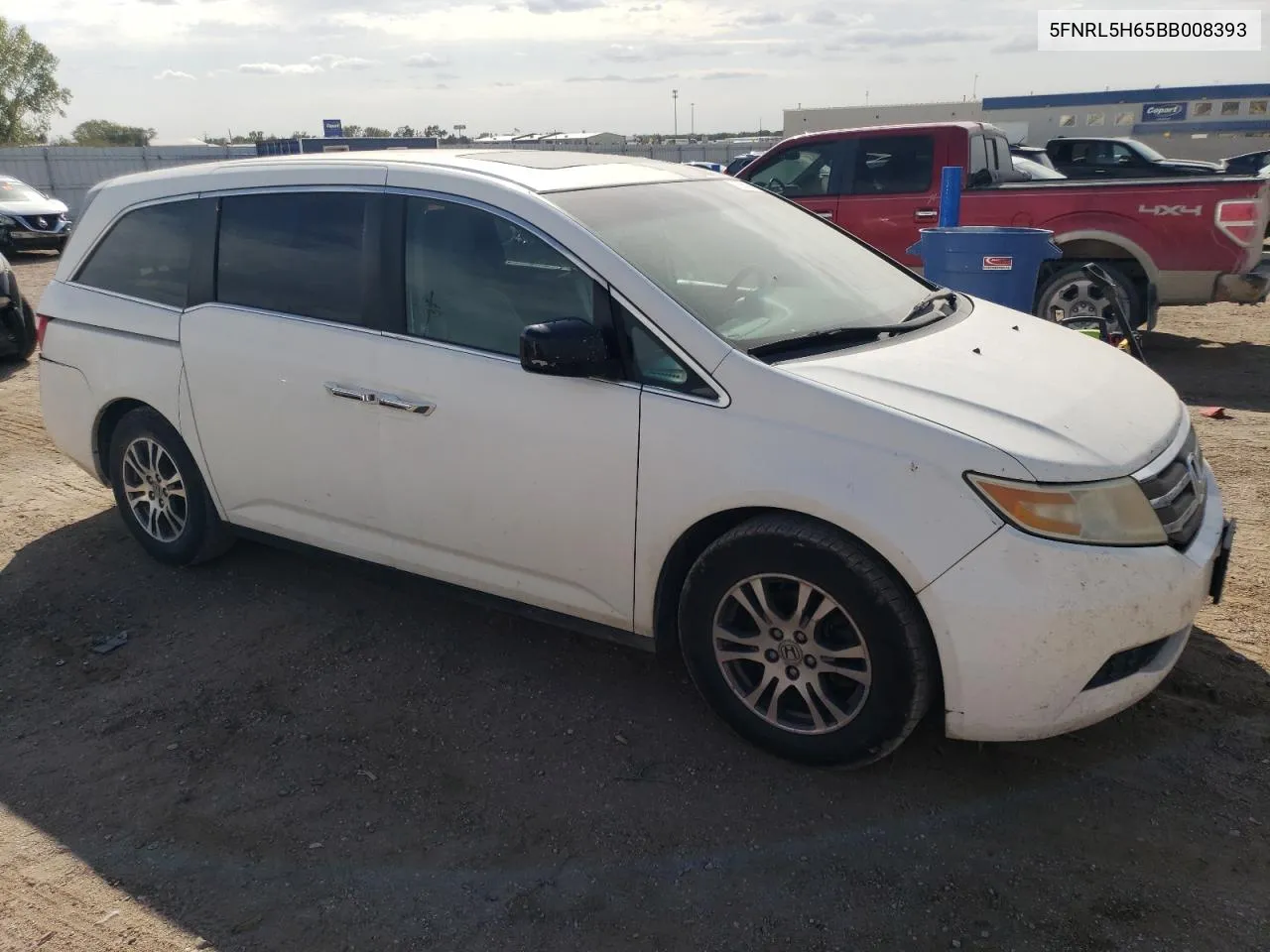 5FNRL5H65BB008393 2011 Honda Odyssey Exl