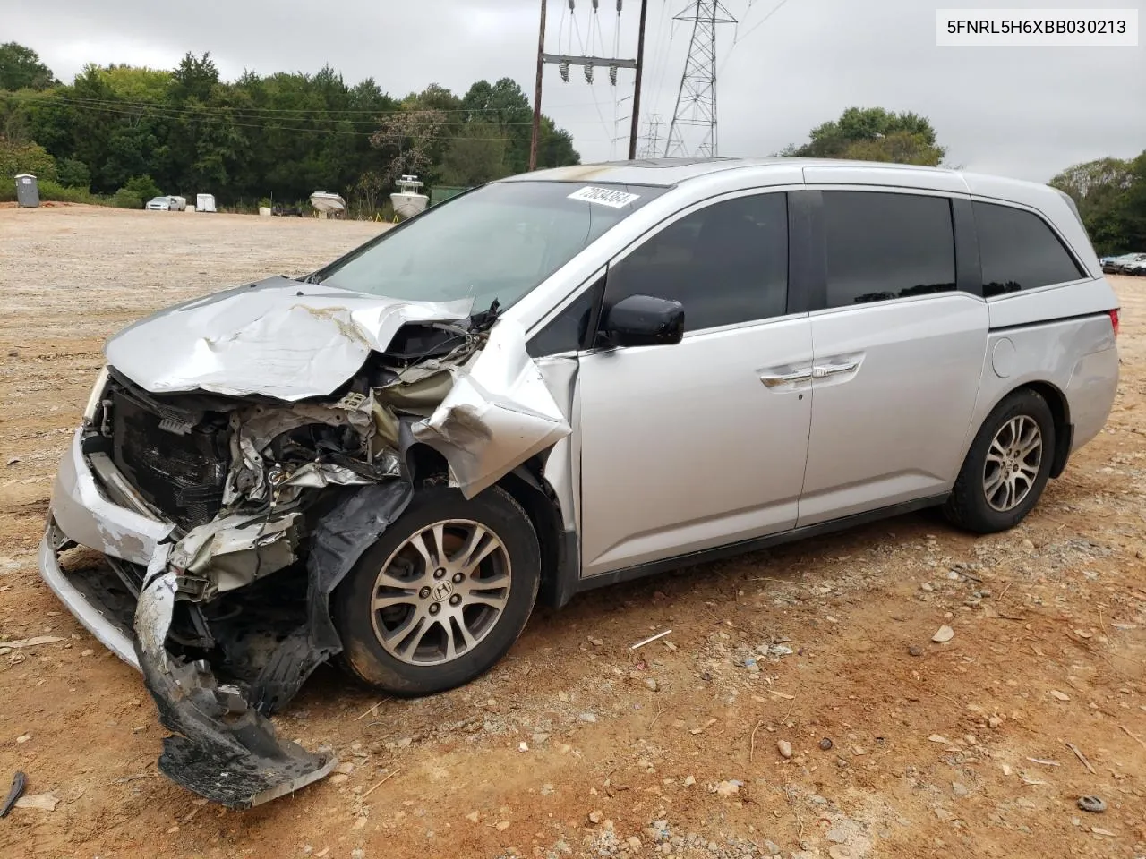 2011 Honda Odyssey Exl VIN: 5FNRL5H6XBB030213 Lot: 72034364