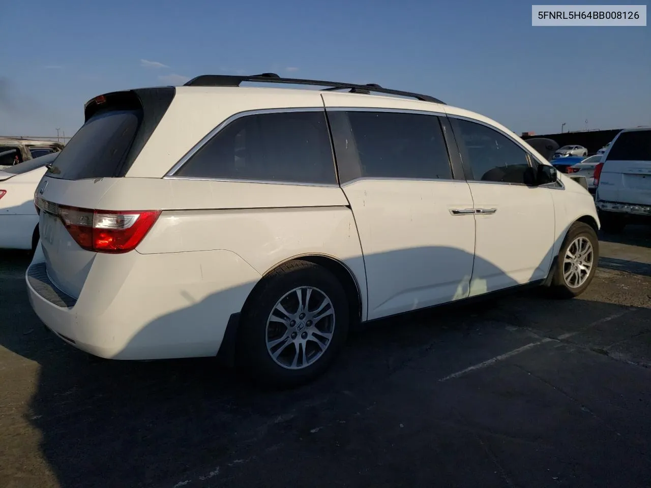 2011 Honda Odyssey Exl VIN: 5FNRL5H64BB008126 Lot: 72155114