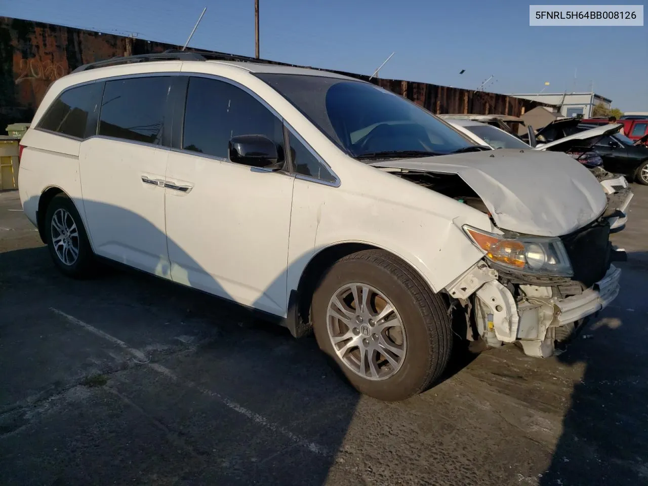 2011 Honda Odyssey Exl VIN: 5FNRL5H64BB008126 Lot: 72155114