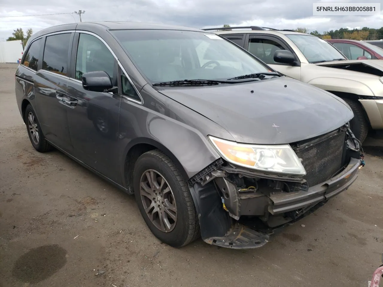 2011 Honda Odyssey Exl VIN: 5FNRL5H63BB005881 Lot: 72217444