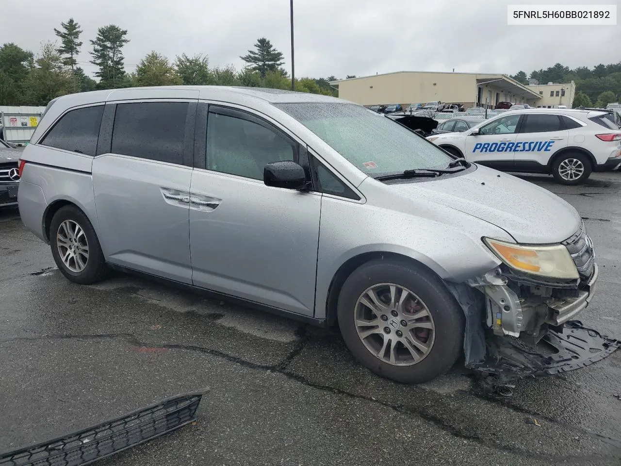 2011 Honda Odyssey Exl VIN: 5FNRL5H60BB021892 Lot: 72239214