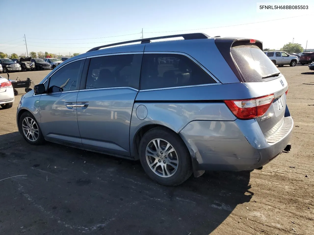 2011 Honda Odyssey Exl VIN: 5FNRL5H68BB085503 Lot: 72276074