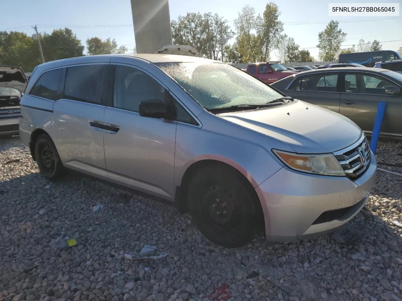 2011 Honda Odyssey Lx VIN: 5FNRL5H27BB065045 Lot: 72464174