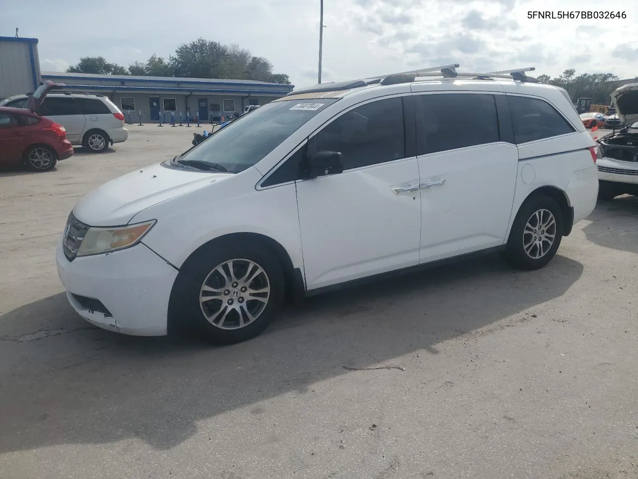 2011 Honda Odyssey Exl VIN: 5FNRL5H67BB032646 Lot: 73027044