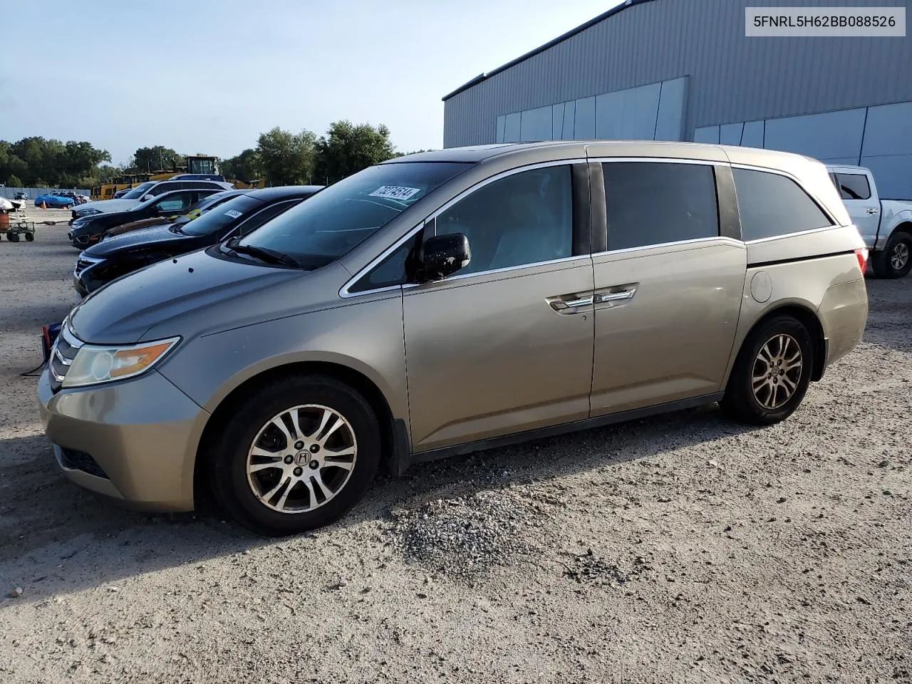 2011 Honda Odyssey Exl VIN: 5FNRL5H62BB088526 Lot: 73274514