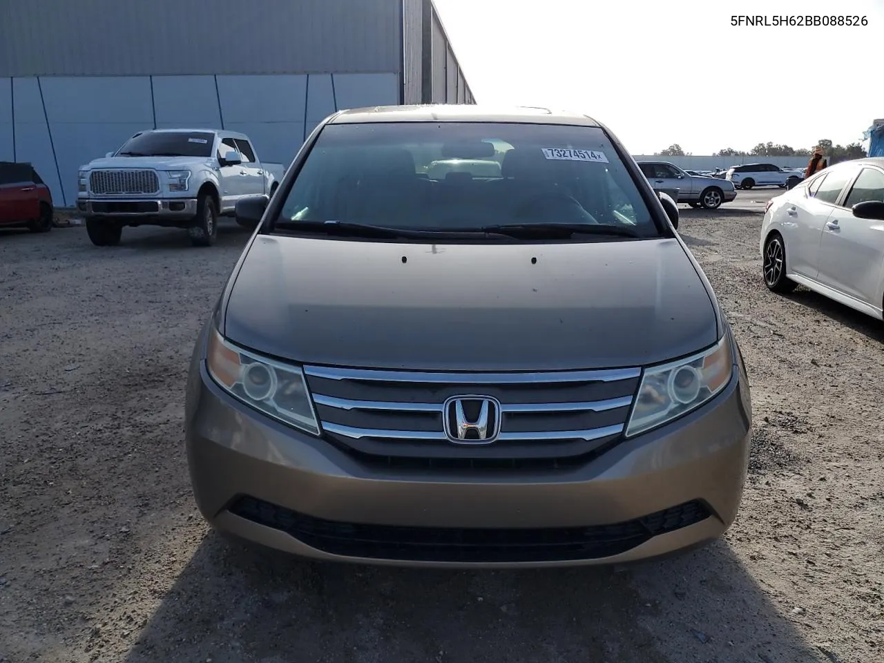 2011 Honda Odyssey Exl VIN: 5FNRL5H62BB088526 Lot: 73274514