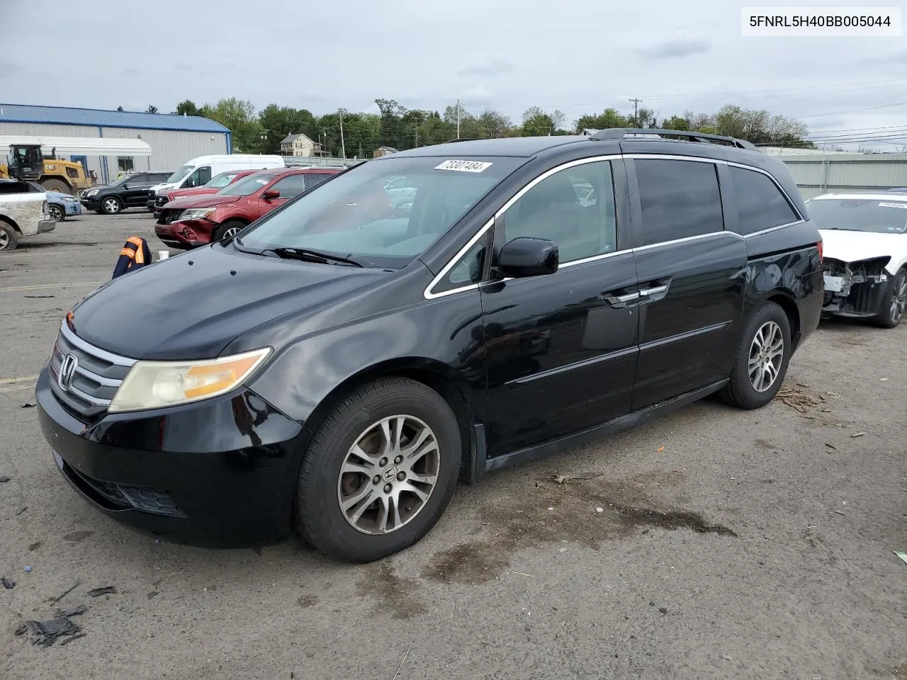 2011 Honda Odyssey Ex VIN: 5FNRL5H40BB005044 Lot: 73307484