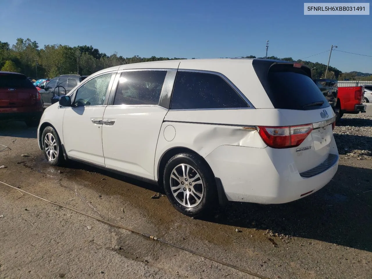 2011 Honda Odyssey Exl VIN: 5FNRL5H6XBB031491 Lot: 73330764